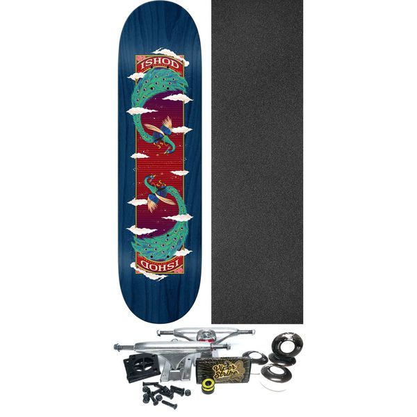 Real Skateboards Ishod Wair Feathers Skateboard Deck Twin Tail - 8.5" x 32.2" - Complete Skateboard Bundle